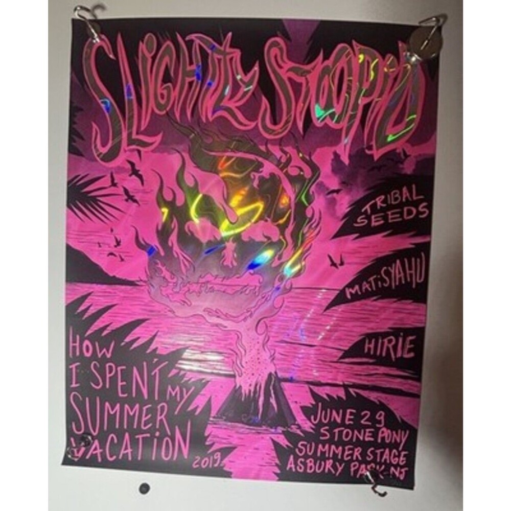 Slightly Stoopid Limited Edition Concert Poster Stone Pony Asbury Park 2019